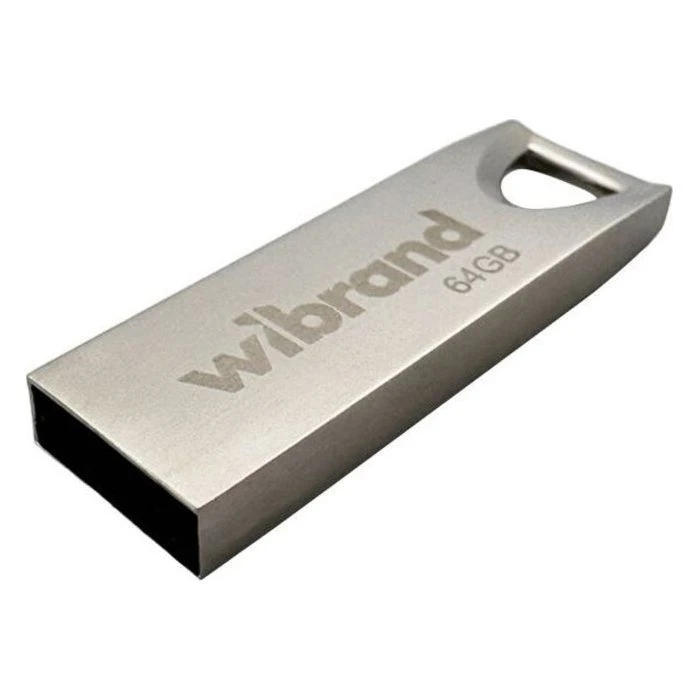 Флеш пам `ять Wibrand 64GB Taipan Silver USB 2.0 (WI2.0/TA64U2S) (UA)
