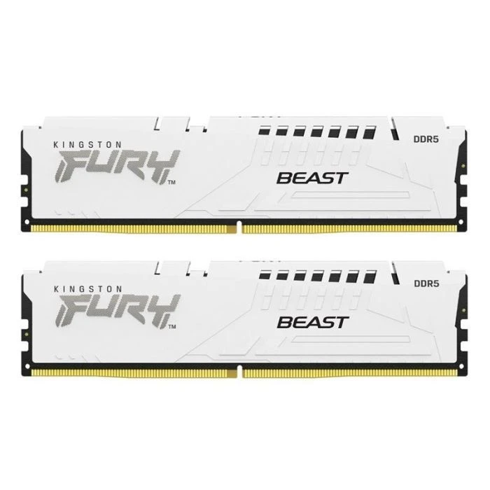 Оперативна пам'ять DDR5 32GB (2x16GB) 6000 MHz Beast White Kingston Fury (ex.HyperX) (KF560C36BWE2K2-32) (UA)