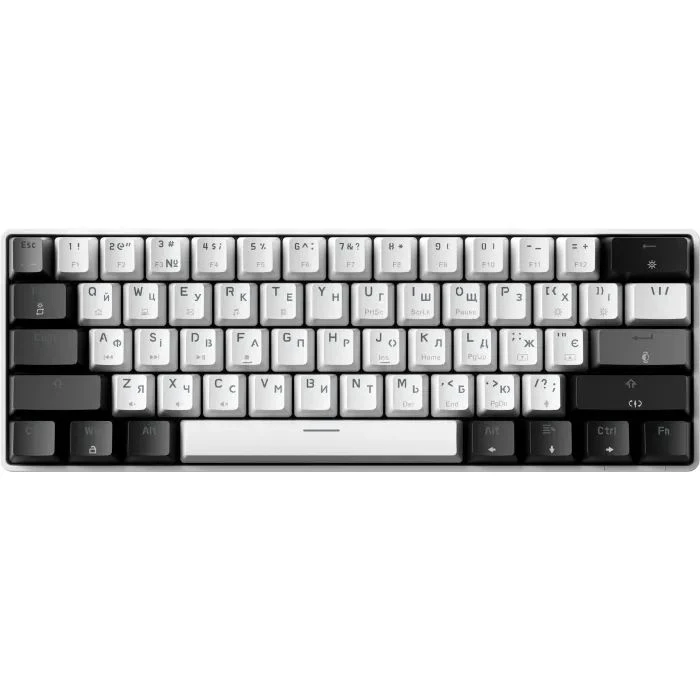 Клавіатура GamePro Genesis Infinity MK130BW Outemu Swithes USB White (MK130BW) (UA)