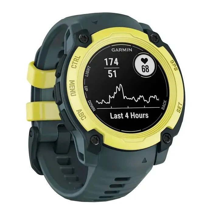 Смарт-часы Garmin Instinct E, 40 mm, Electric Lime Bezel w/ Twilight Band, GPS (010-02932-01) (UA)