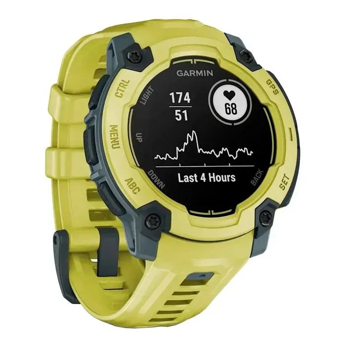 Смарт-часы Garmin Instinct E, 45 mm, ElectricLimeBezel w/ ElectricLimeBand, GPS (010-02933-01) (UA)