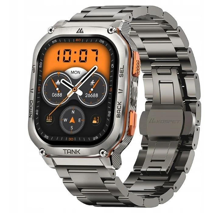 Смарт-часы KOSPET Tank M3 ULTRA SE SILVER (6974958251071) (UA)