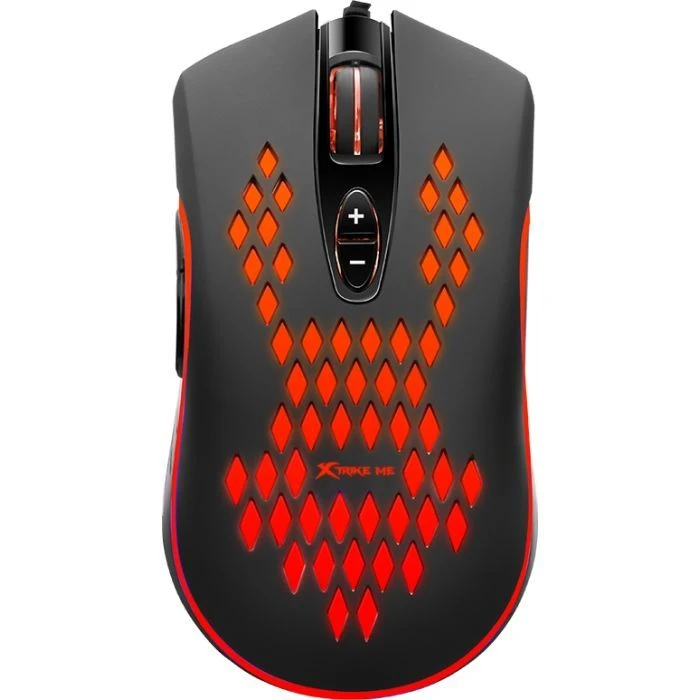 Мышь Xtrike ME GM-222 RGB USB Black (GM-222) (UA)