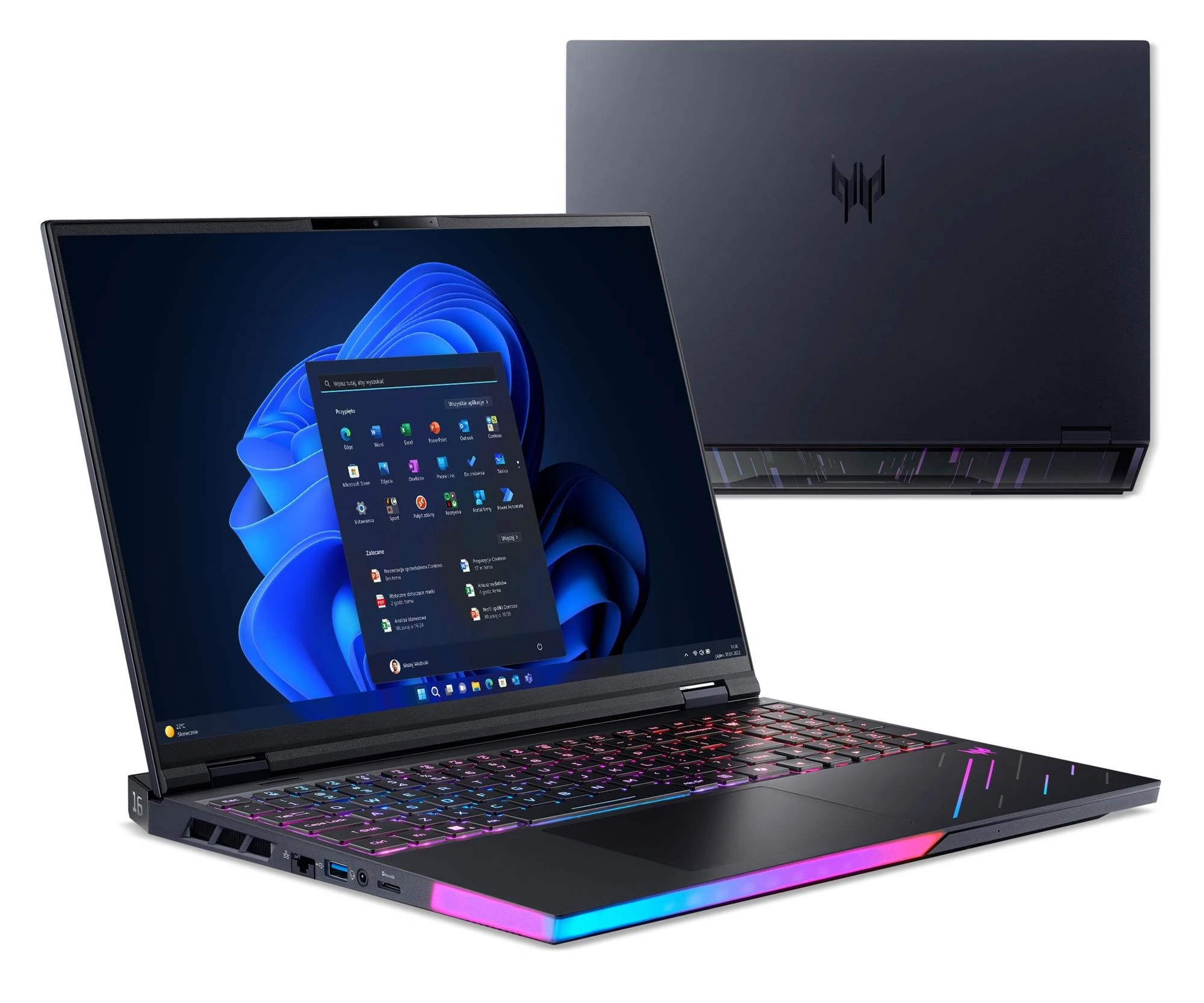 Ноутбук Acer Predator Helios 16 U9-275HX/64GB/2TB/W11 RTX5070Ti OLED (PH16-73 || NH.QW1EP.001)