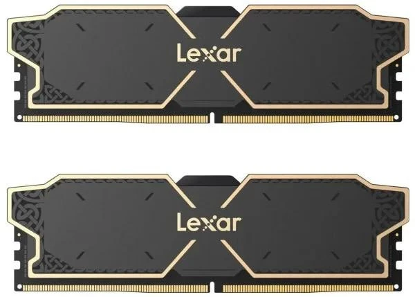Оперативна пам'ять Lexar 16 GB (2x8GB) DDR5 6000 MHz Thor Black (LD5U08G60C38LG-RGD) (UA)