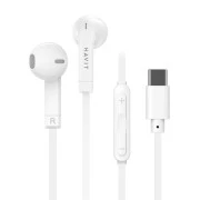 Навушники з мікрофоном Havit HV-E336C USB-C White (28583) (UA)