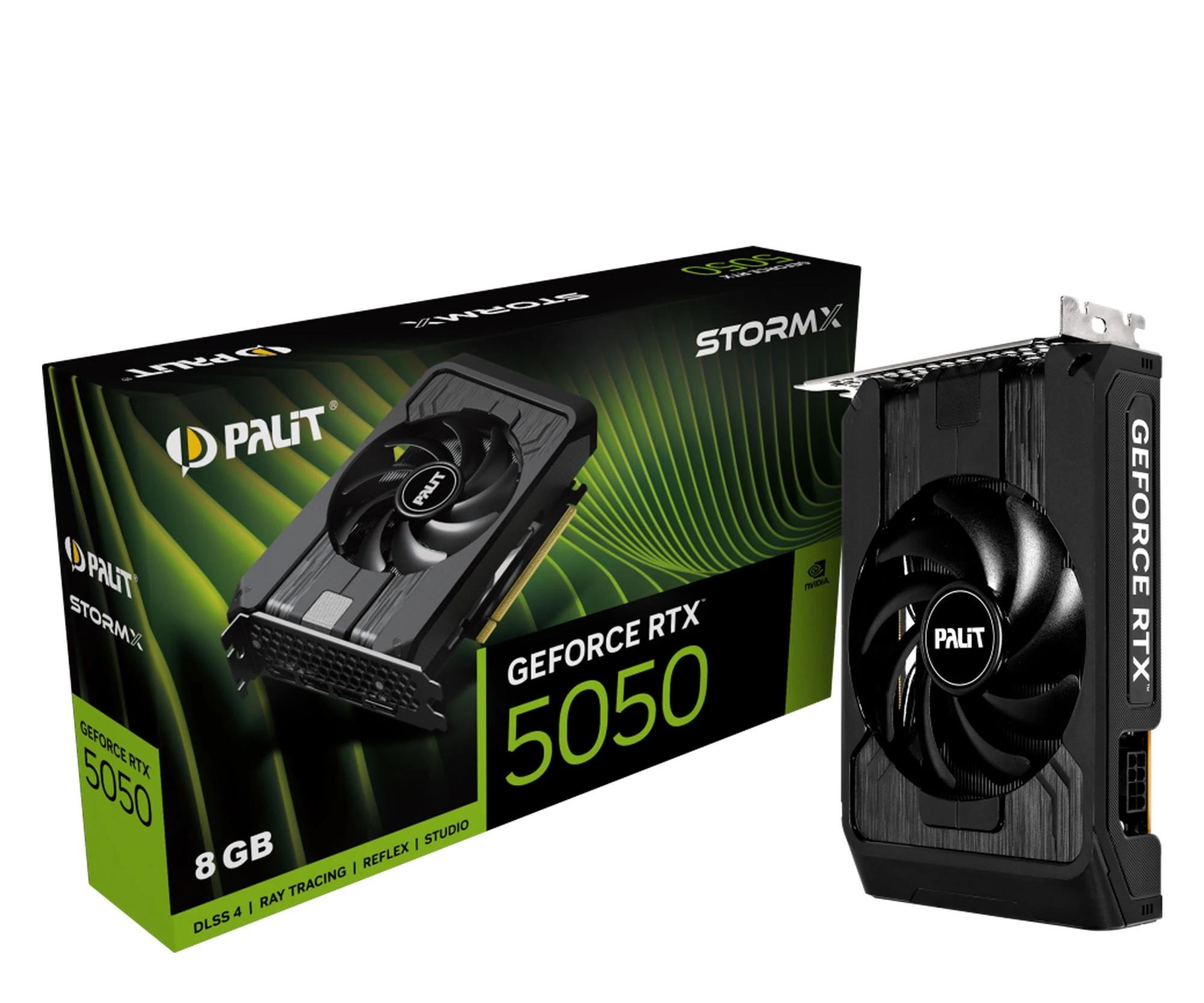 Відеокарта Palit GeForce RTX 5050 StormX 8GB GDDR6 DLSS4 (NE65050019P1-GB2070F) EU