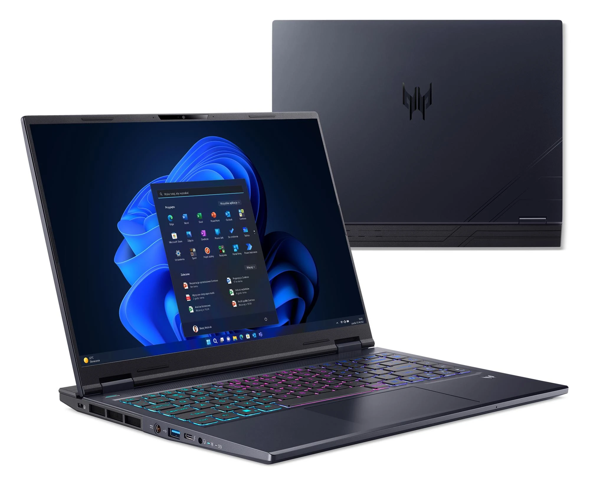 Ноутбук Acer Predator Helios Neo 14 U9-285H/32GB/1TB/W11 RTX5070 OLED (PHN14-71 || NH.QY1EP.002)