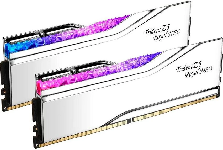 Оперативна пам'ять G.Skill 32 GB (2x16GB) DDR5 6000 MHz Trident Z5 Royal Silver (F5-6000J2836G16GX2-TR5S) (UA)