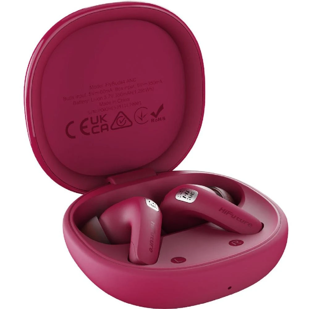 Навушники TWS HiFuture FlyBuds4 Hot Pink (flybuds4.hotpink) (UA)
