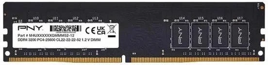 Оперативна пам'ять PNY 16 GB DDR4 3200 MHz (MD16GSD43200-SI) (UA)
