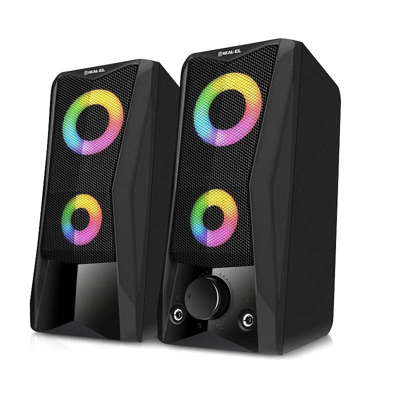 Акустична система REAL-EL S-107 Black (EL121100017) (UA)