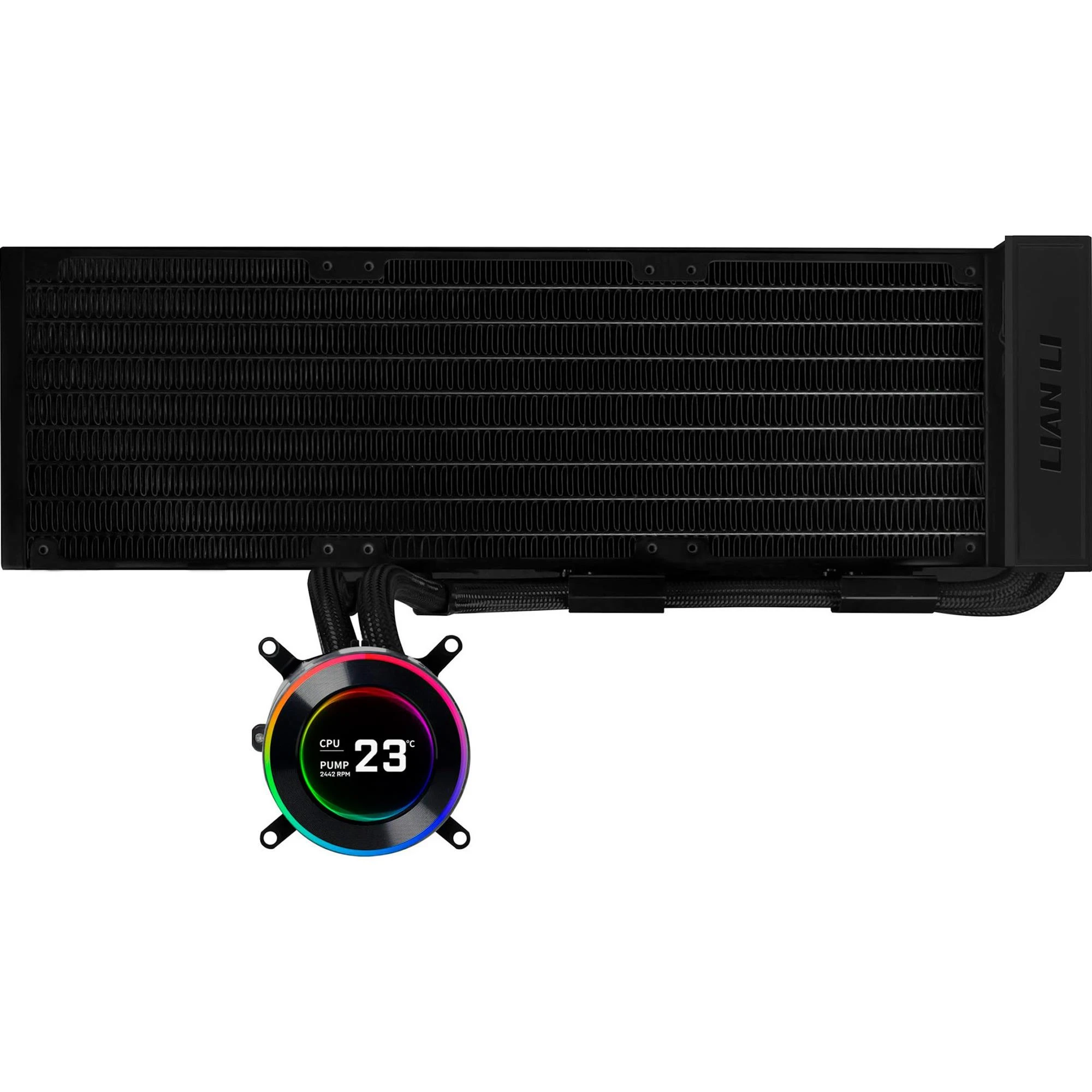 Система водяного охолодження Lian Li HydroShift II LCD-C 360 Fanless Black (G89.GHS2LCD36B.00) (UA)