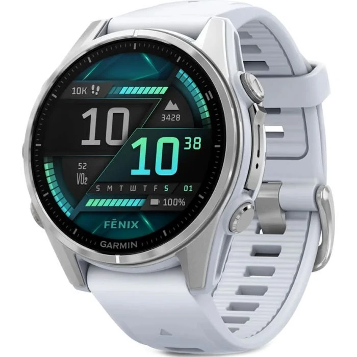 Garmin fenix 8 43mm, AMOLED, Glass, BareSS/Whitestone, WhitestoneBn (010-02903-00) (UA)