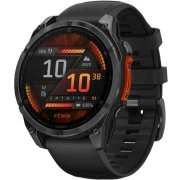 Garmin fenix 8 47mm, AMOLED, Glass/SS, SlateGray Steel/Black, BlkBnd, GPS (010-02904-00) (UA)