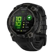 Garmin Instinct 3, 45 мм, AMOLED, чорний безель з чорним ремінцем, GPS смарт-годинник (010-02936-00) (UA)