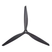 Пропелер для дрона Gemfan 13X10 Glass Fiber Nylon 3 Blade 1CW/1CCW- Black (X1310-B) (UA)