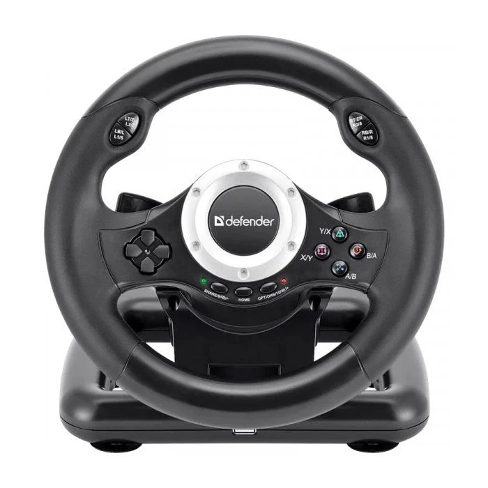 Руль Defender Turbo Pro для PC/PS3/PS4/Xbox USB (64291) (UA)