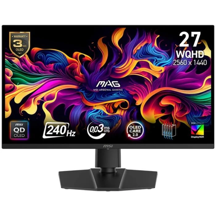 Монитор MSI MAG 271QP QD-OLED X24 (9S6-3CD89T-025) (UA)