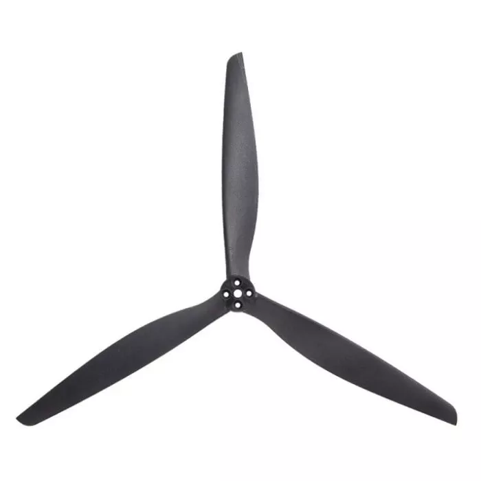 Пропелер для дрона Gemfan 13X10 Glass Fiber Nylon 3 Blade 1CW/1CCW- Black (X1310-B) (UA)
