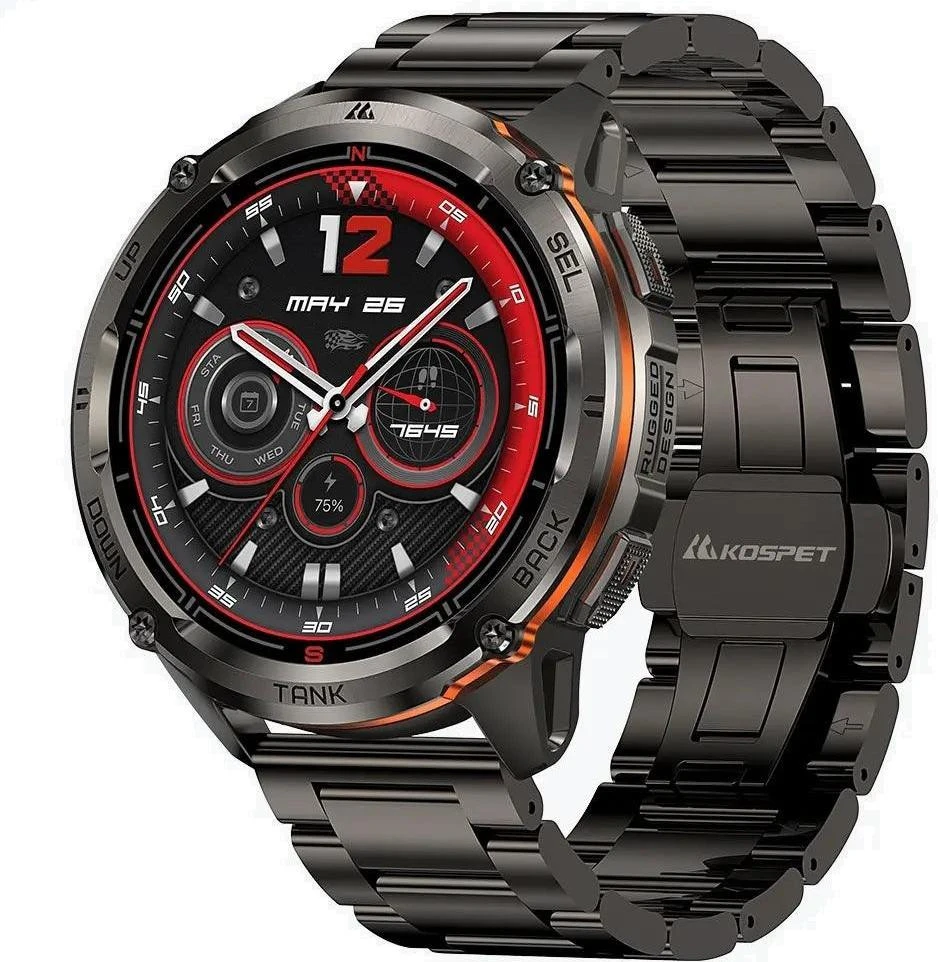 Смарт-часы KOSPET Tank T3 Ultra 2 SE Black (6974958251170) (UA)