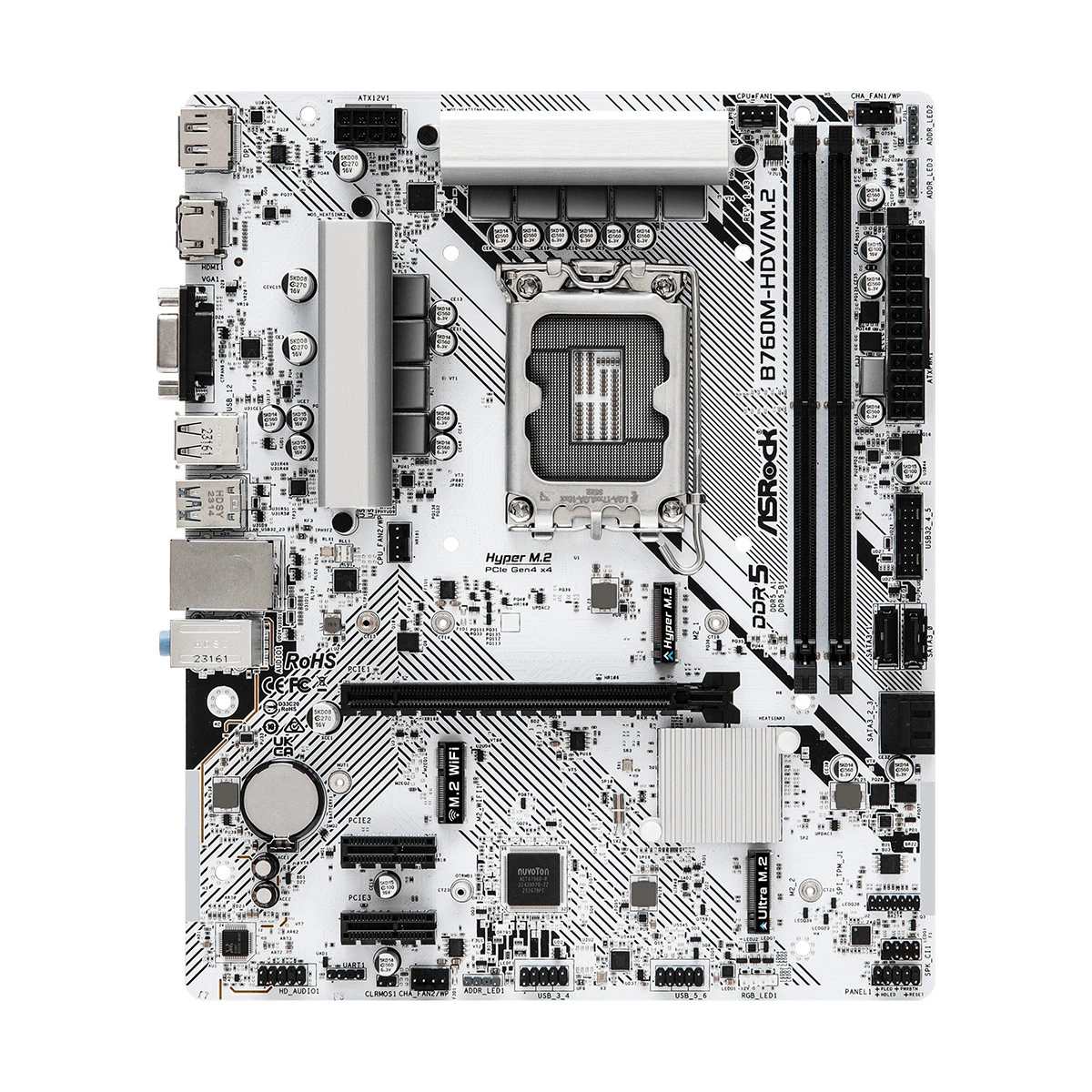 Материнська плата ASRock B760M-HDV/M.2