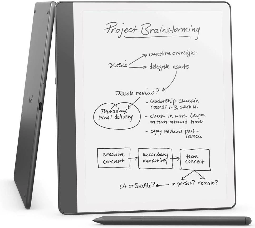 Электронная книга Amazon Kindle Scribe 64 GB Premium Pen Tungsten