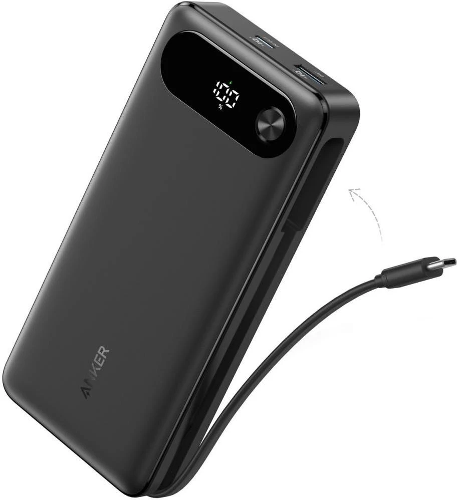 Мобільна батарея Anker PowerCore 20000mAh 87W Black with Built-In USB-C (A1383H11) (UA)