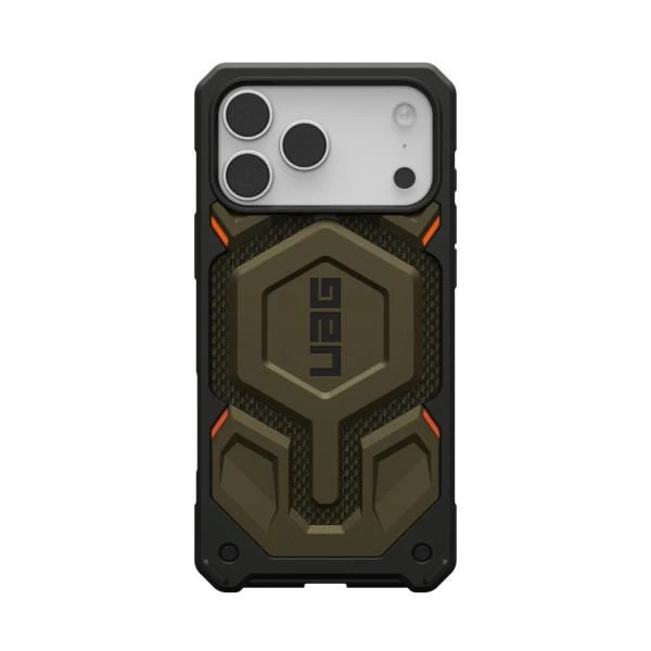Чехол для смартфона URBAN ARMOR GEAR iPhone 17 Pro Max, Monarch Pro MagSafe, Kevlar Element Green (11451411397B) (UA)