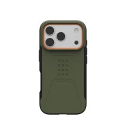 Чехол для смартфона URBAN ARMOR GEAR iPhone 17 Pro, Civilian MagSafe, Olive/Orange (114545117297) (UA)