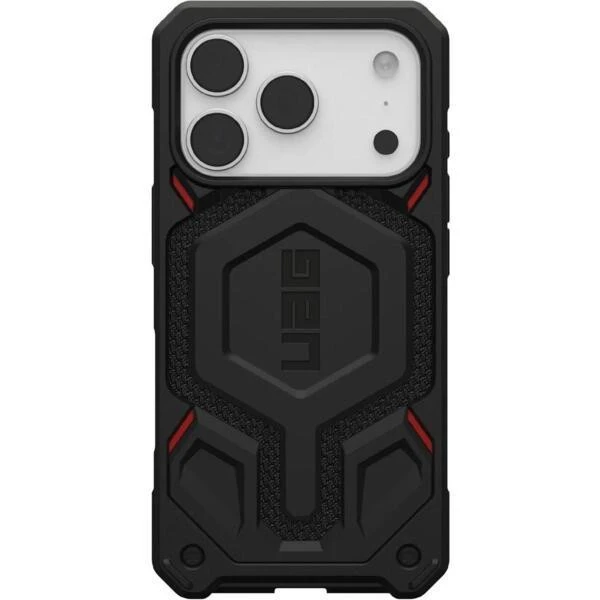 Чохол для смартфона URBAN ARMOR GEAR iPhone 17 Pro, Monarch Pro MagSafe, Kevlar Black (114513113940) (UA)