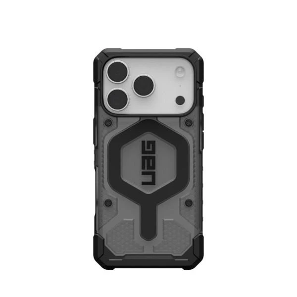 Чохол для смартфона URBAN ARMOR GEAR iPhone 17 Pro, Pathfinder Clear MagSafe, Ash/Black (114551113140) (UA)