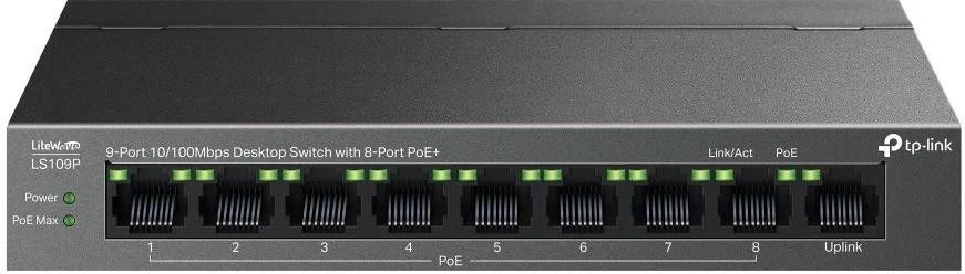 Комутатор Smart TP-Link LS109P (UA)
