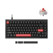 Lemokey X4 84Key Keychron Red QMK/VIA Black (X4-H1-UA) (UA)