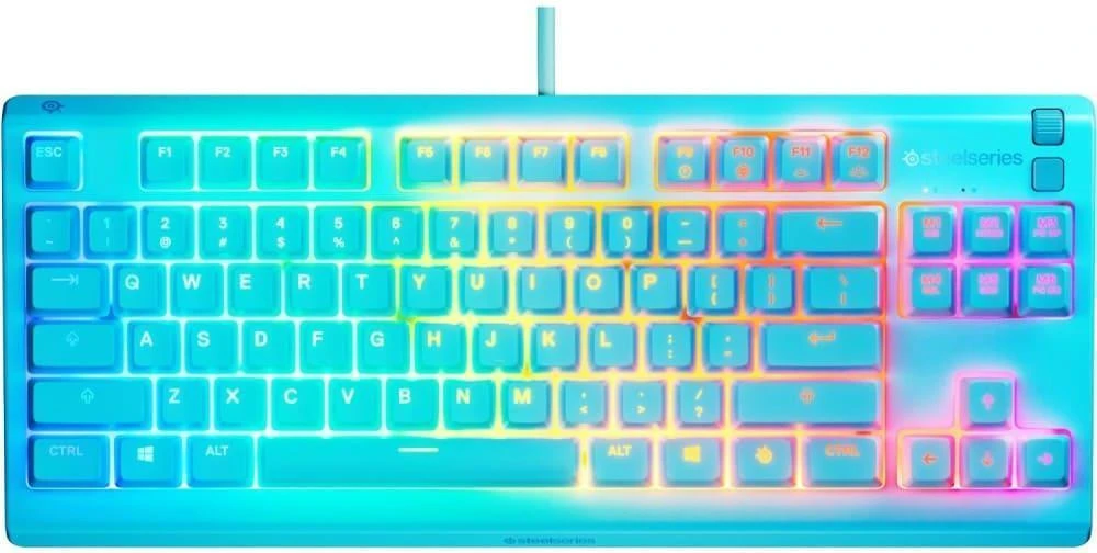 Клавиатура SteelSeries Apex 3 TKL UA Aqua (64933) (UA)