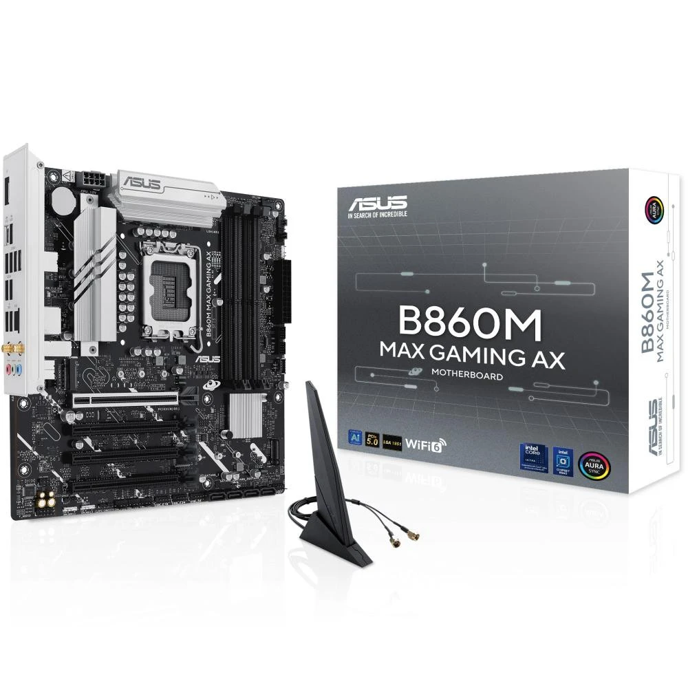 Материнська плата ASUS B860M MAX GAMING AX (90MB1JZ0-M0EAY0) (UA)