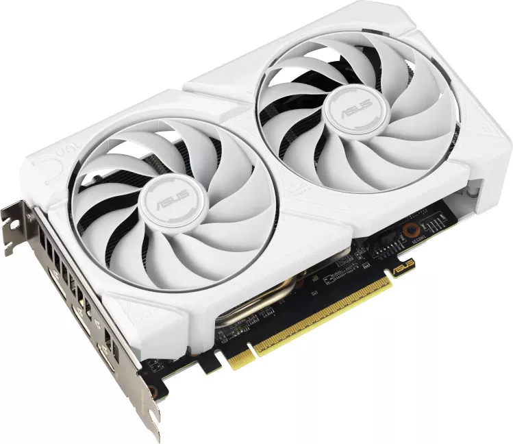 Видеокарта ASUS DUAL-RX9060XT-16G-WHITE (90YV0LG3-M0NA00) (UA)