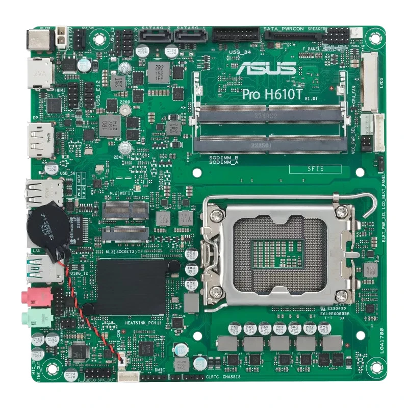 Материнская плата ASUS Pro H610T-CSM (90MB1G60-M0EAYC) (UA)