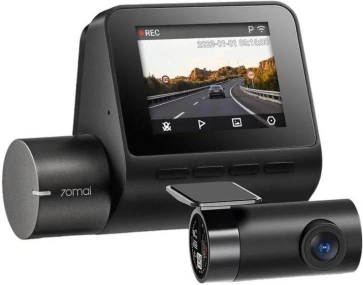 Автомобильный видеорегистратор 70Mai Dash Cam A200 FHD + камера заднего вида Midrive RC11 Type-C Black