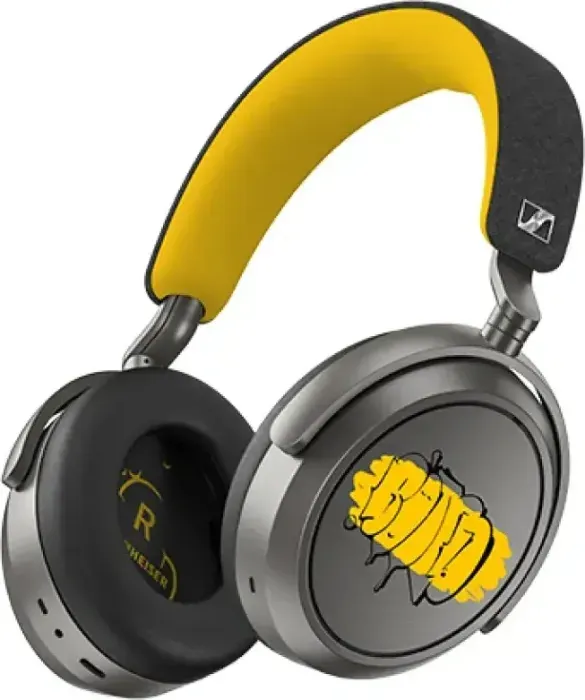 Навушники з мікрофоном Sennheiser MOMENTUM 4 Wireless 80th Anniversary Edition Grey/Yellow (800072)