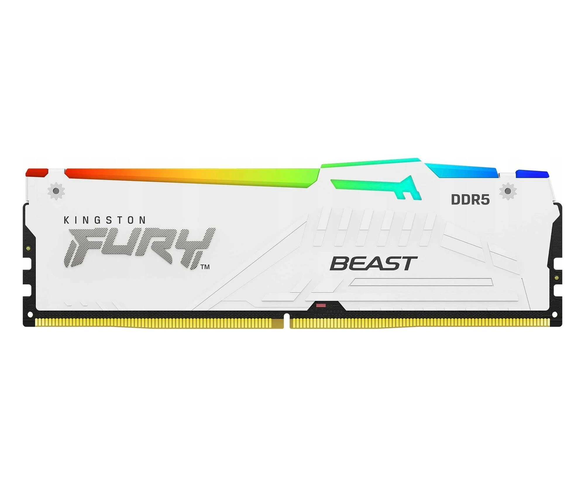 Оперативна пам'ять Kingston FURY 32GB (1x32GB) 6000 CL30 Beast RGB white (KF560C30BWEA-32) EU