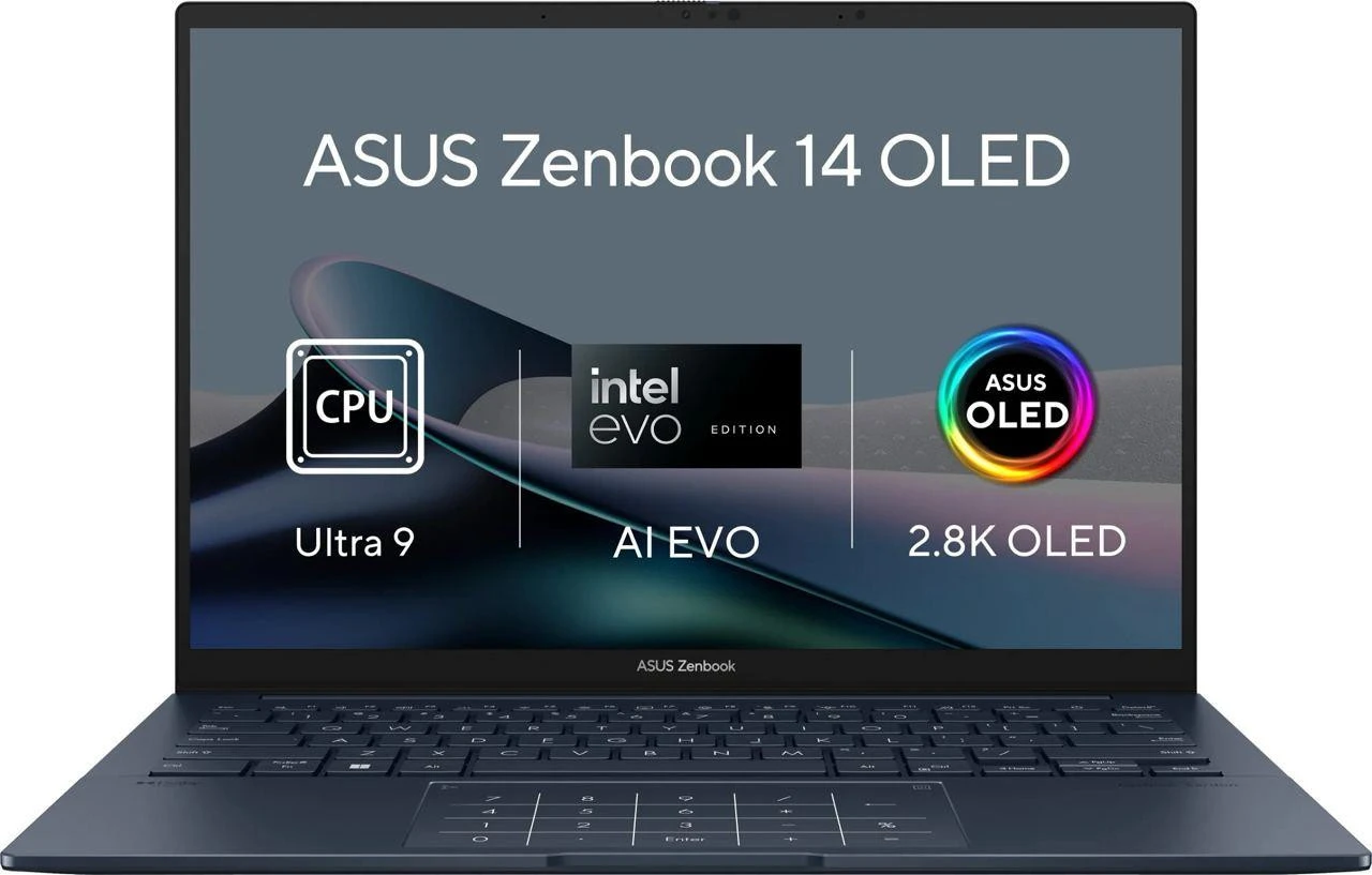Ноутбук ASUS Zenbook 14 OLED UX3405MA Ponder Blue (UX3405MA-OLED231W) Refurbished