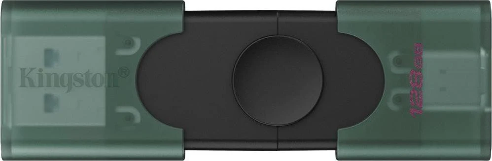 Флеш память Kingston 128 GB DataTraveler Duo Green (DTDEG2/128GB) (UA)