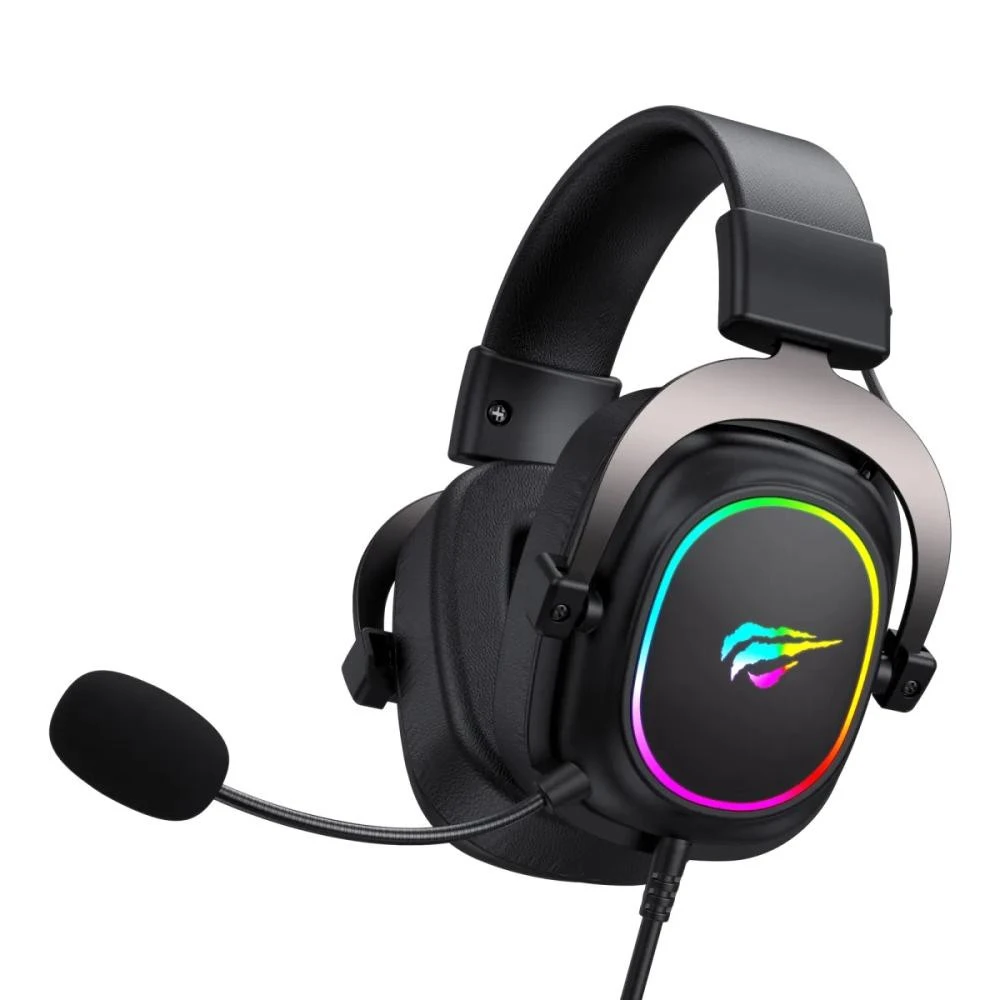 Наушники с микрофоном Havit H2002P Plug USB Black (HV-H2002P-BO) (UA)