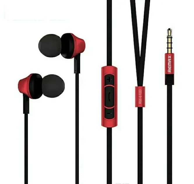 Гарнітура Remax RM-610D Red (6954851218111) (UA)