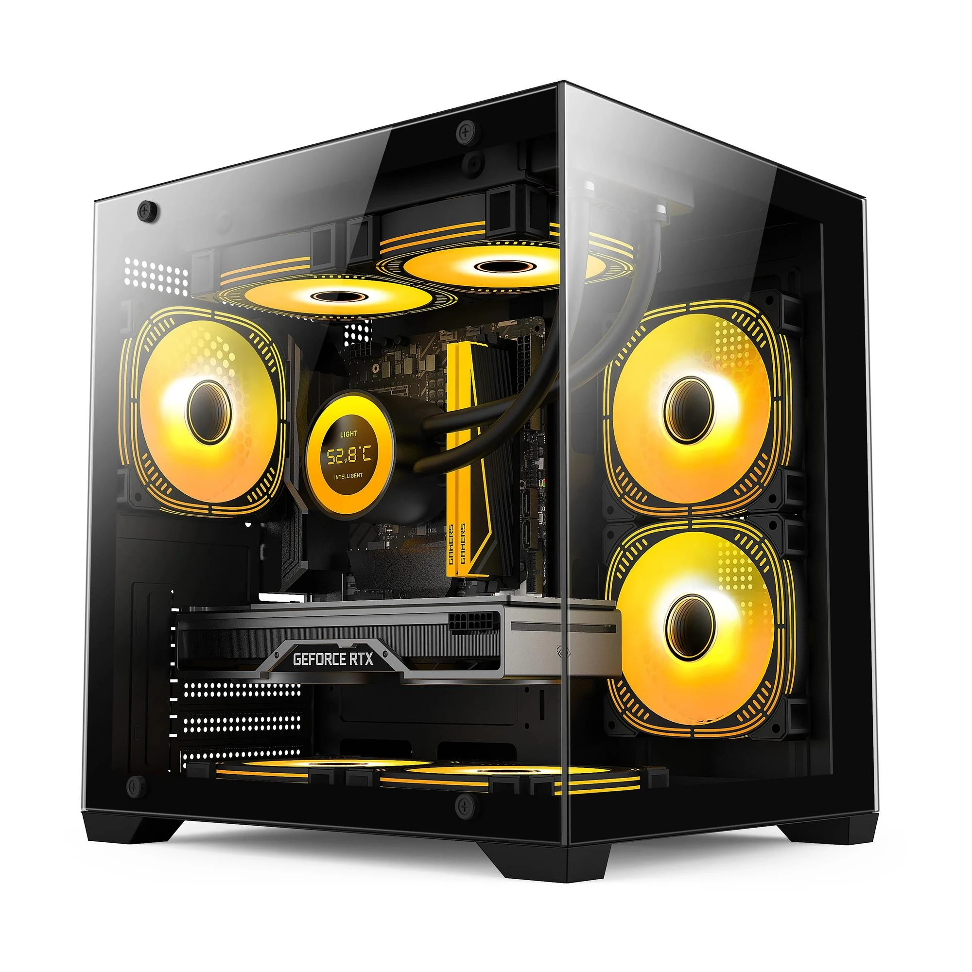 Корпус GTL Gaming Infinity Black (GTLN275-1B) без БП (UA)