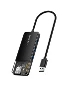 Концентратор Cabletime USB - 4 Port USB 3.0, 5Gbps, 0.15 m (CB01B) (UA)