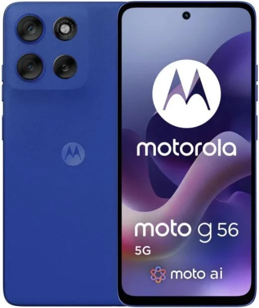 Мобільний телефон Motorola Moto G56 5G 8/256GB Dazzling Blue (PB7Y0032)