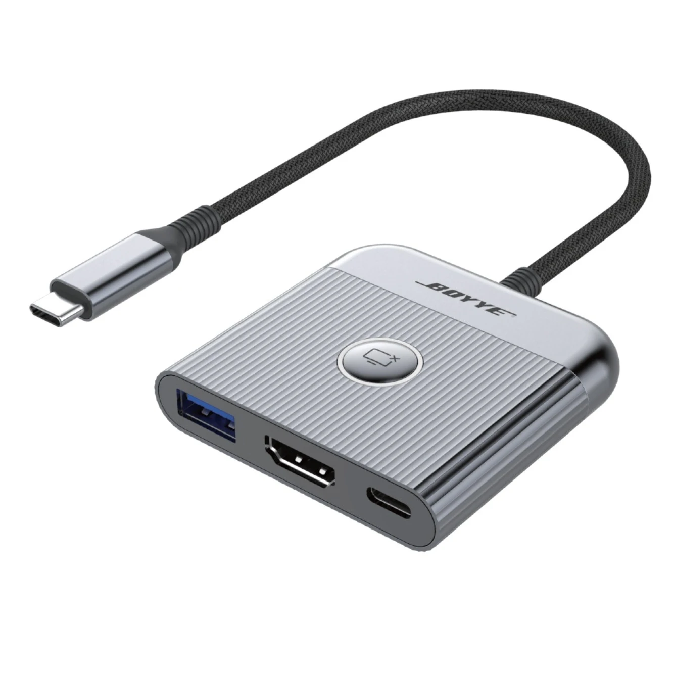 USB-хаб Boyye UC-321 USB Type-C 3-в-1 (UA)