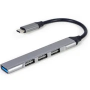 USB-хаб Gembird USB Type-C 4-в-1 (UHB-CM-U3P1U2P3-03) (UA)